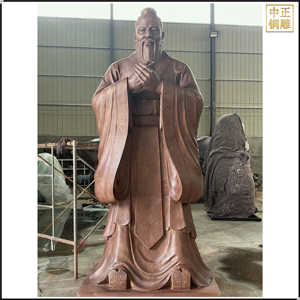 鑄銅古代孔子雕塑廠(chǎng)家